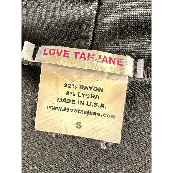 Love Tanjane Black Peplum Lightweight Jacket Size S Small EUC!! - Picture 3 of 3